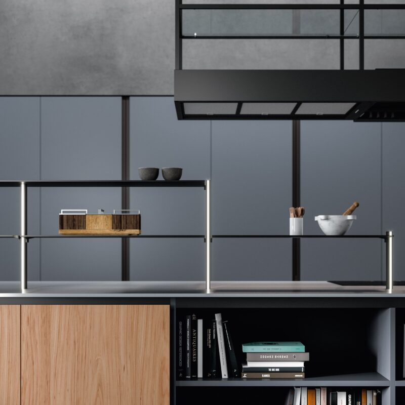 Cucinando black modern kitchen -8