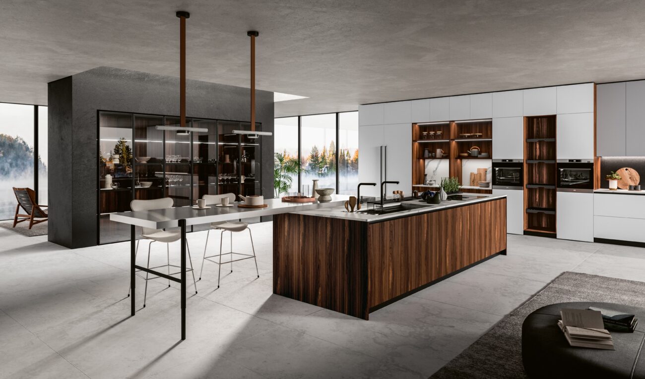 cucinando white and brown modern kitchen