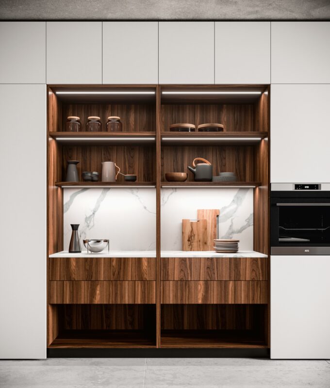 cucinando white and brown modern kitchen -7