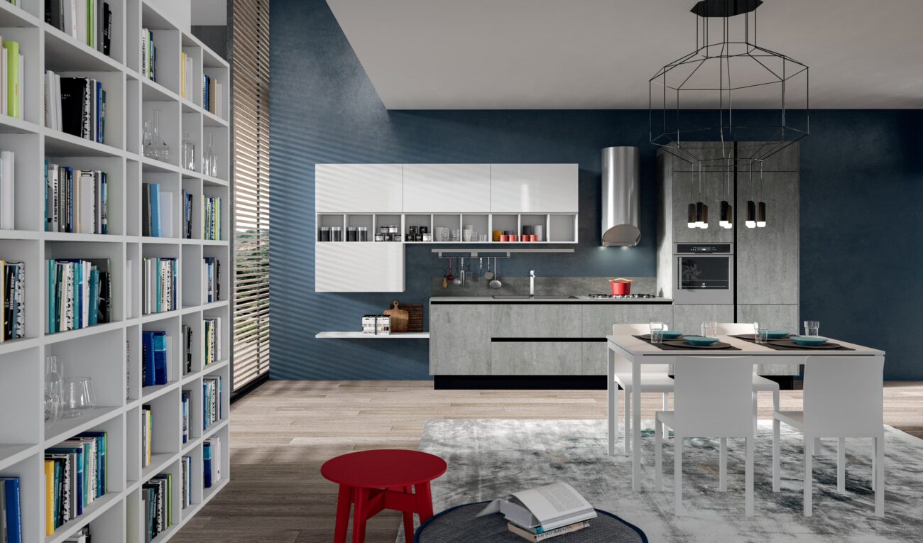 bijou gray modern kitchen -1