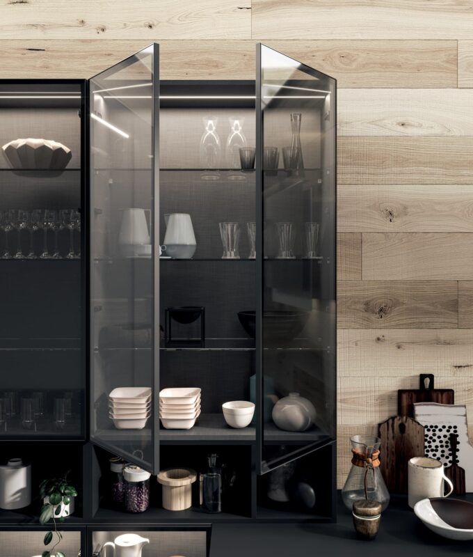 bijou black modern kitchen -3