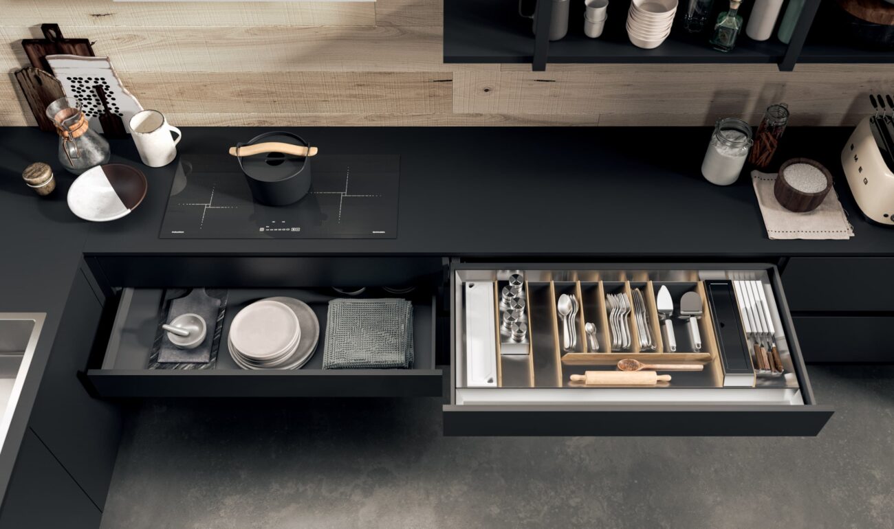 bijou black modern kitchen -2
