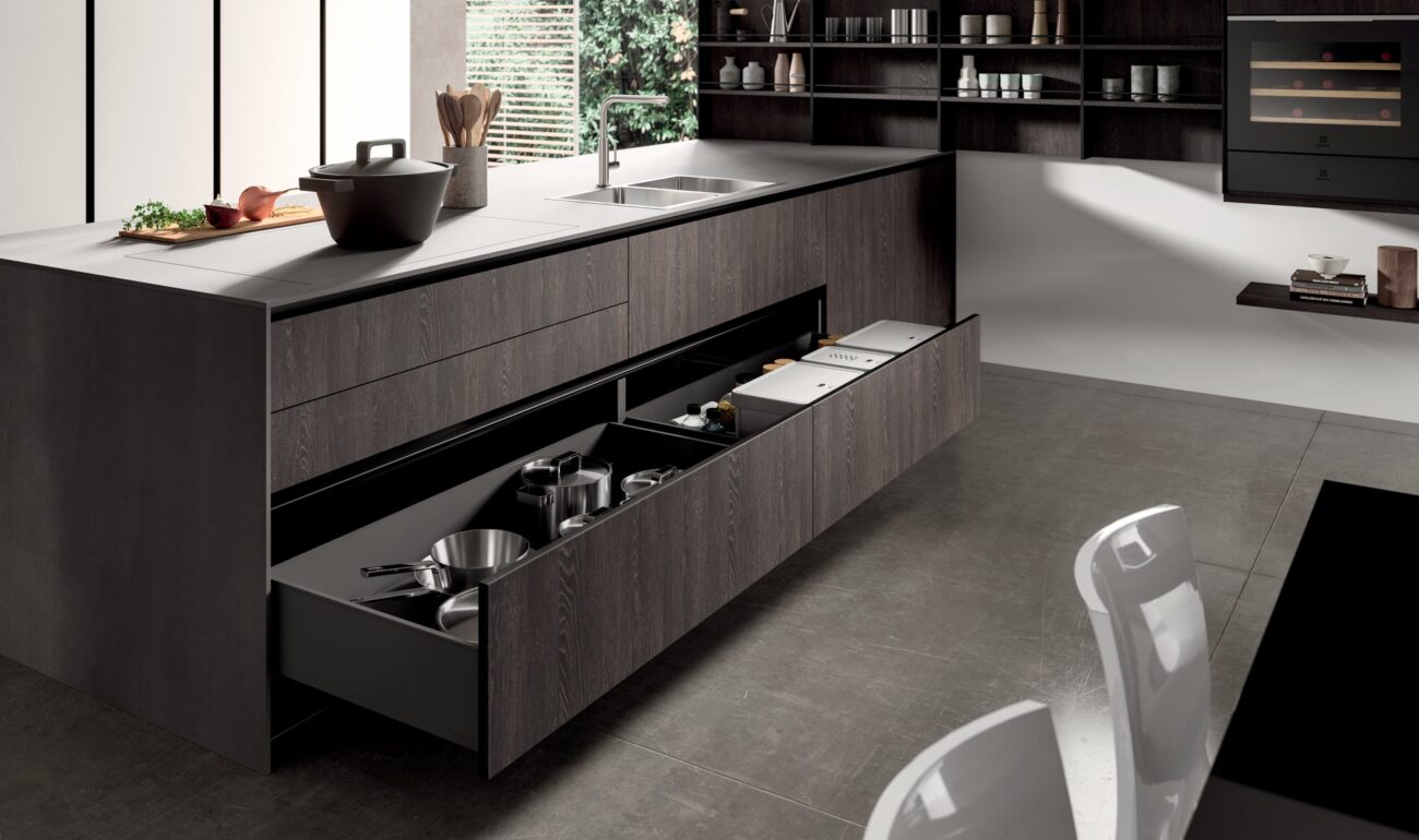 bijou brown modern kitchen -1