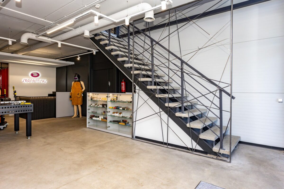 spacious auto repair workshop