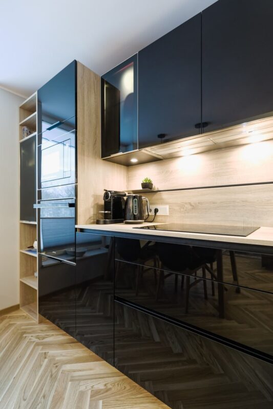 black modern kitchen -10